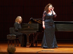 Tracy Cantin in the role of Berta in The Barber of Seville
